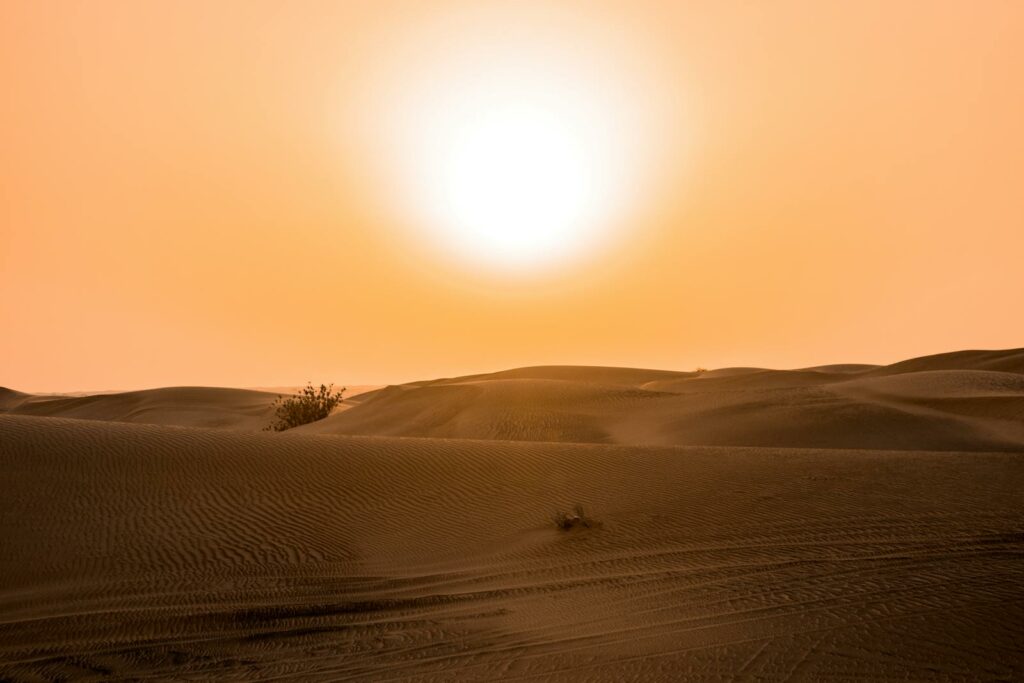 Le désert à Dubai