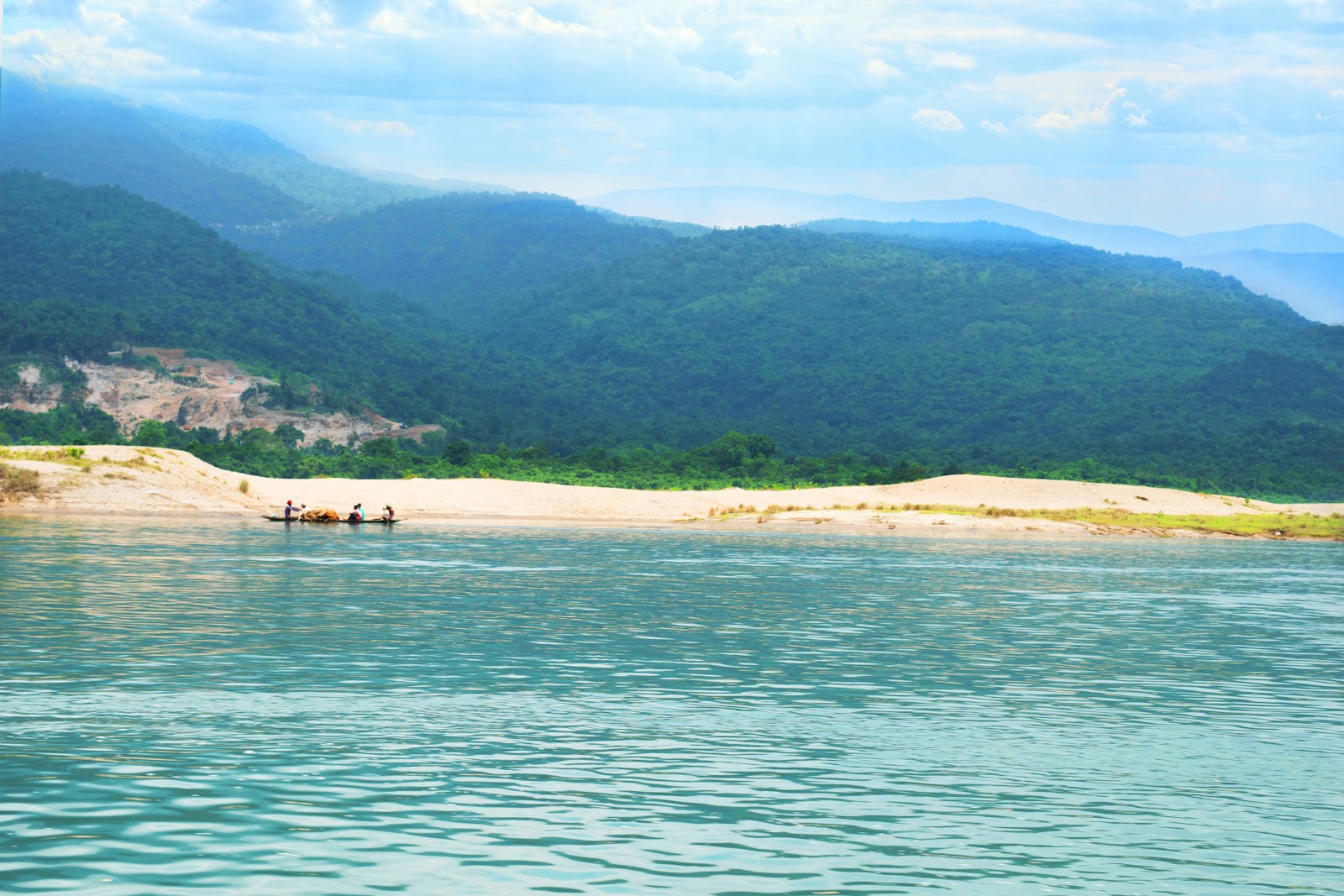 Une plage en basse saison